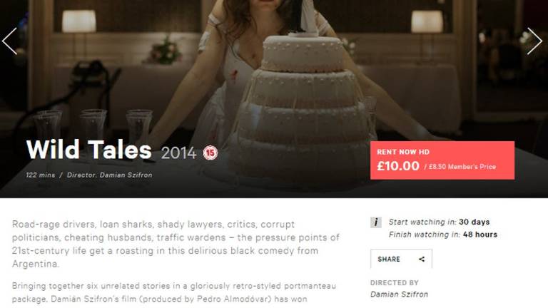 Cines de Londres advierten sobre secuencias "turbadoras" en "Relatos Salvajes"