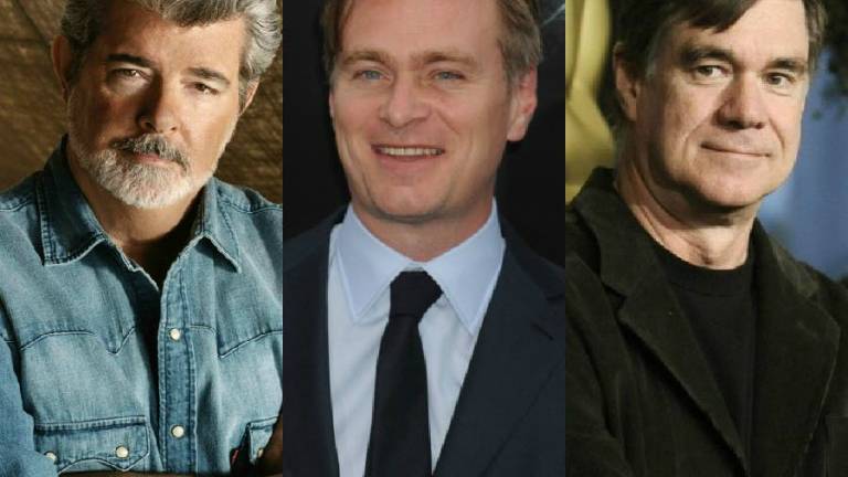 George Lucas, Christopher Nolan y Gus Van Sant, en el Tribeca Film Festival