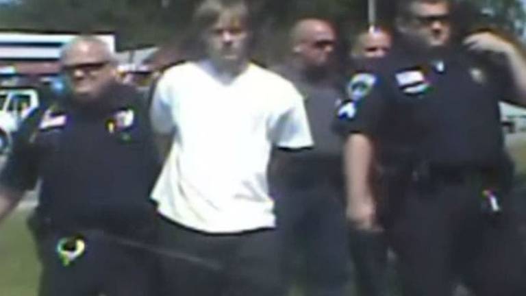 Revelan el video de la detención de Dylann Roof