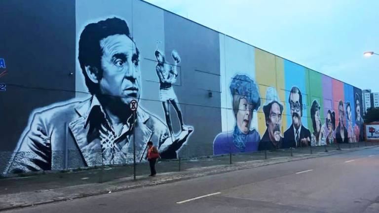 Sao Paulo dedica un mural a los personajes de Chespirito