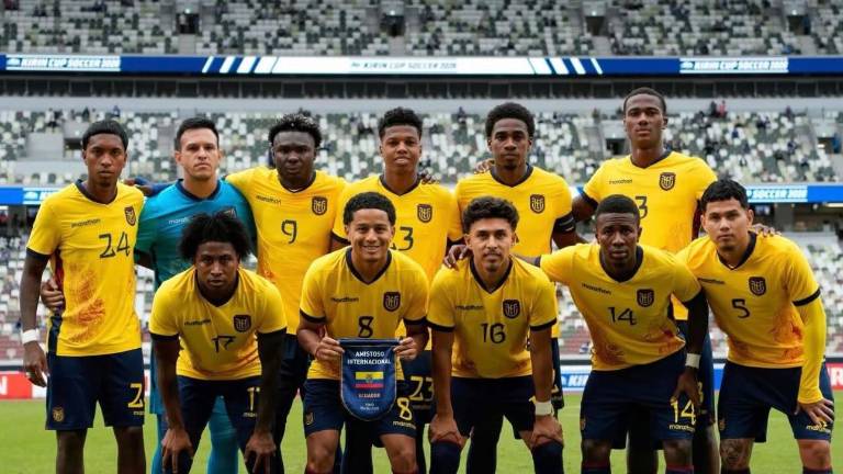 Selección Ecuador durante amistoso de la última fecha FIFA.