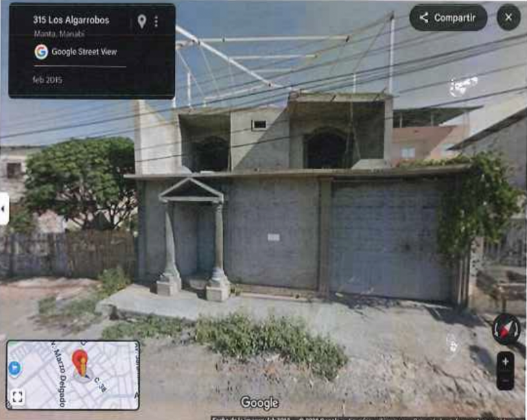 $!Asi era la casa, según la herramienta Google Street View refleja la fecha de 2015