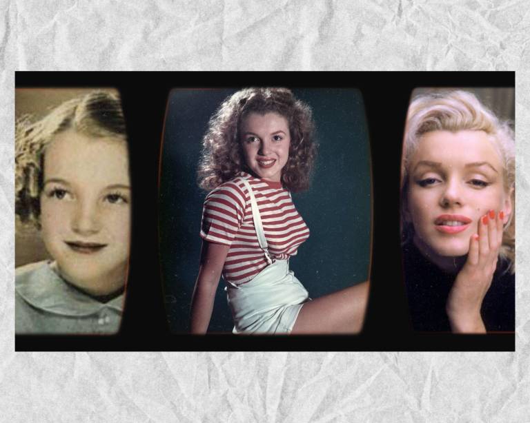 $!En su juventud, Marilyn Monroe tenía el pelo castaño.