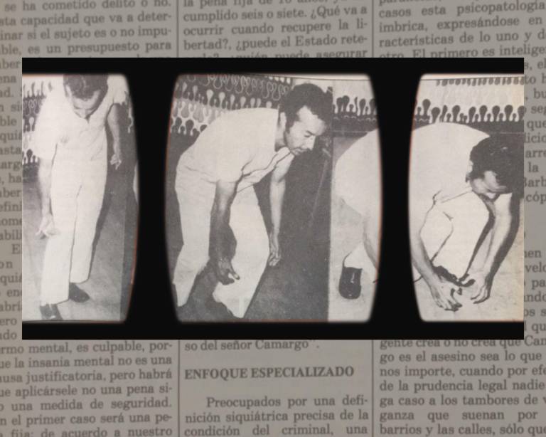 $!Camargo reconstruyendo como asesinó a una niña.