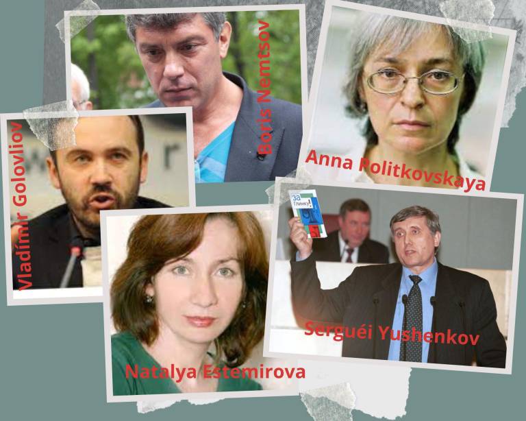 $!Estas personas fueron asesinadas, pero tenían algo en común: discreparon con las políticas de Putin.