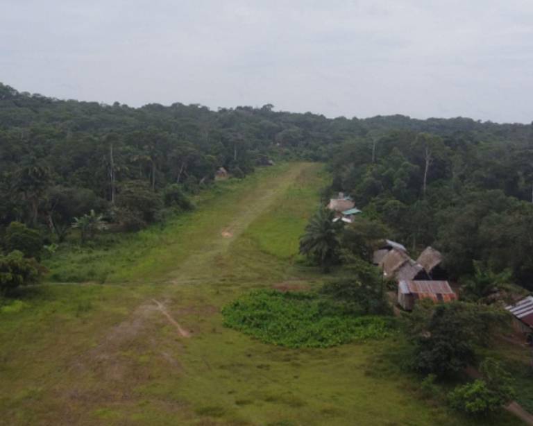 $!Vista de Bameno desde el aire. Crédito Iván Izurieta.