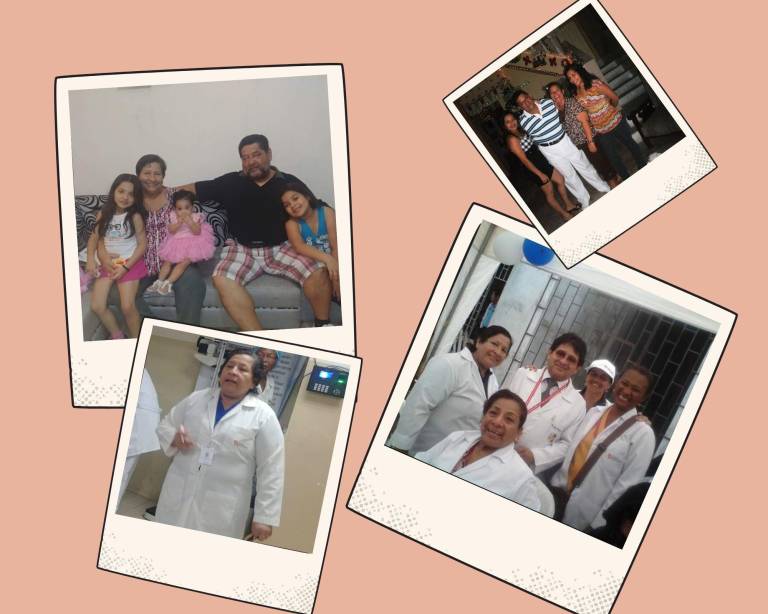 $!Marta Sevillano trabajó como obstetra en el Centro de Salud Camino al Sol en Guayaquil.