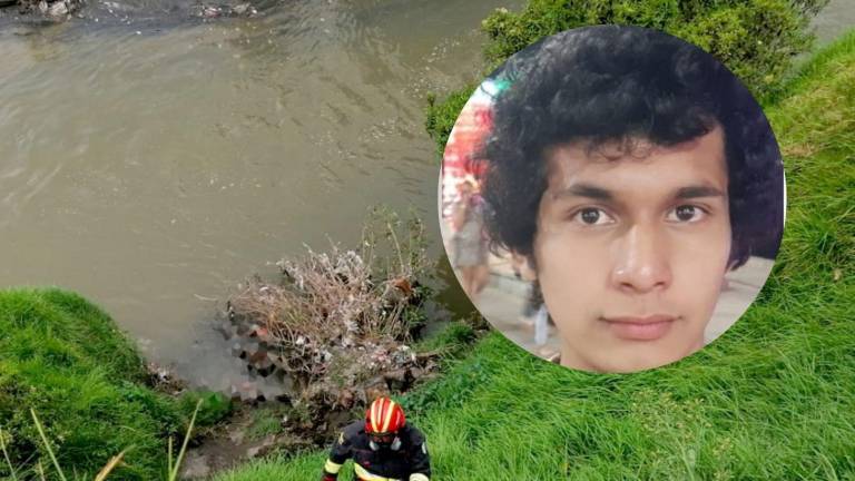 El joven fue encontrado en una quebrada del río Machángara.