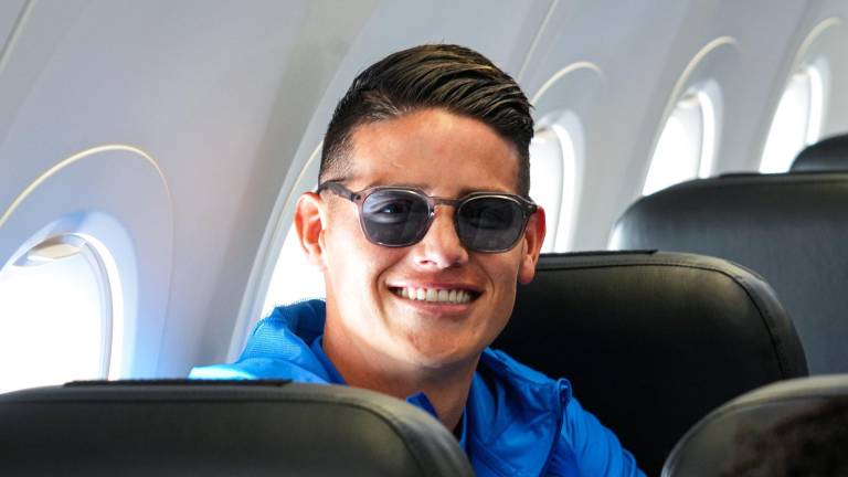 James Rodríguez, capitán de la selección Colombia.