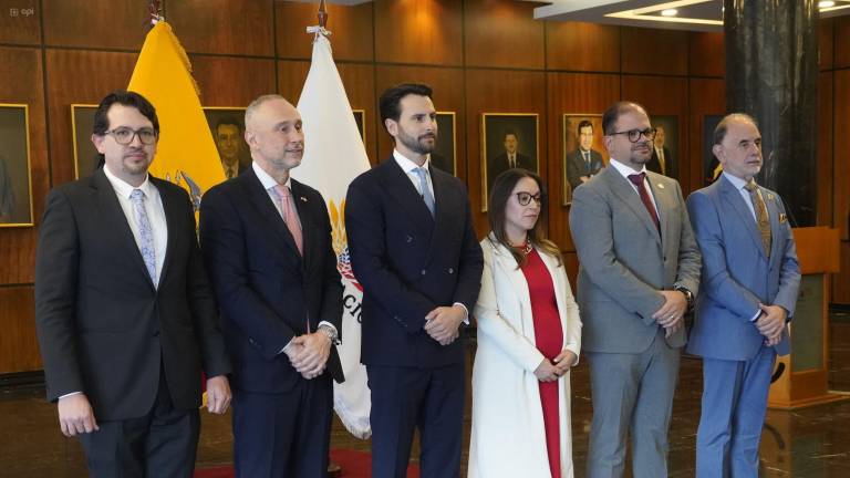 Presentación del Proyecto de Ley Antimafias en la sala Tránsito Amaguaña de la Asamblea Nacional.
