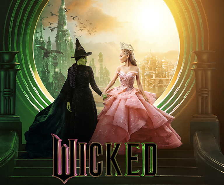 $!Poster oficial de la película Wicked, la adaptación musical del famoso cuento El mago de Oz.