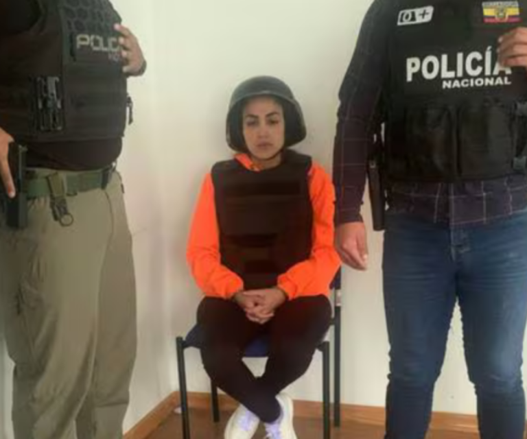 $!Fotografía de Mayra Salazar tomada antes de que diera su testimonio anticipado en la Corte Nacional de Justicia, el 28 de marzo.