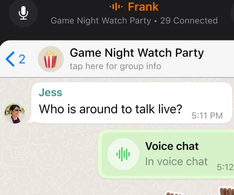 $!WhatsApp: ¿Qué significa el nuevo ícono de ondas que aparece en los chats grupales?