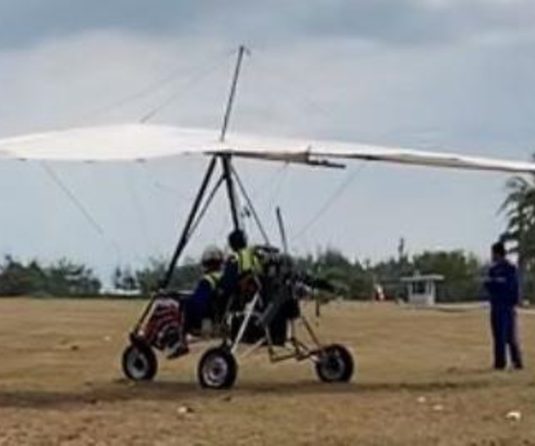 $!Fotografía del planeador que utilizó Ismael para viajar.