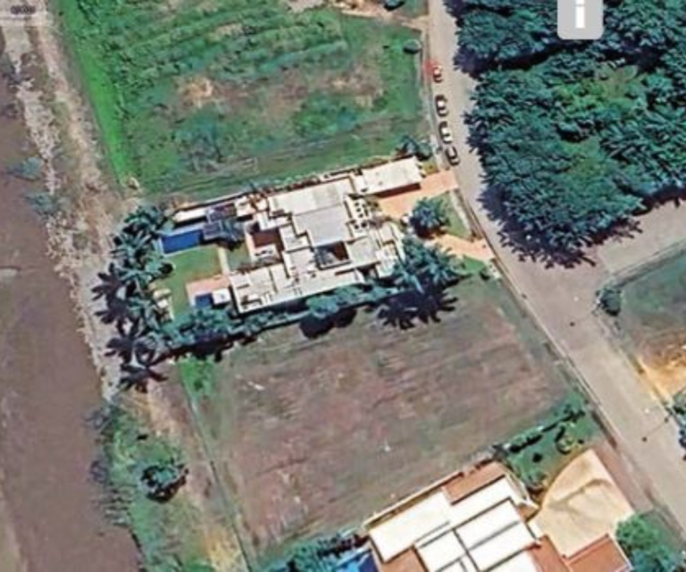 $!En Mocolí, en un terreno de 1.700 metros cuadrados, se levanta la casa en donde Muentes fue detenido.
