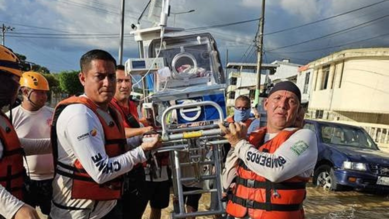 La ciudad de Chone eleva a desastre la emergencia tras severas inundaciones por intensas lluvias