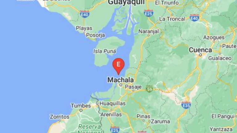 Se registró un sismo de seis grados de magnitud cerca de Machala