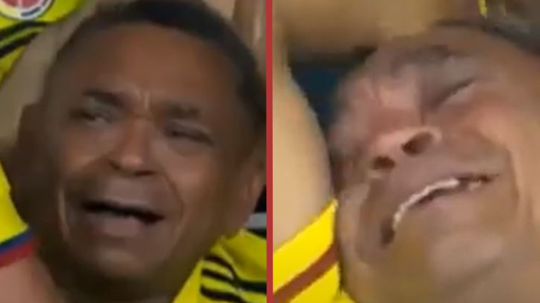 VIDEO | La emotiva celebración del padre de Luis Díaz, recién liberado de un secuestro, ante los goles de su hijo contra Brasil