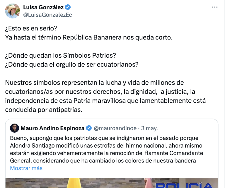 $!Mensaje de Luisa González.