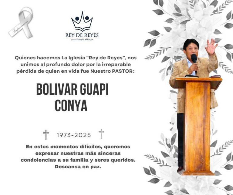 $!Bolívar Sebastián Guapi Conya murió en el norte de Guayaquil.