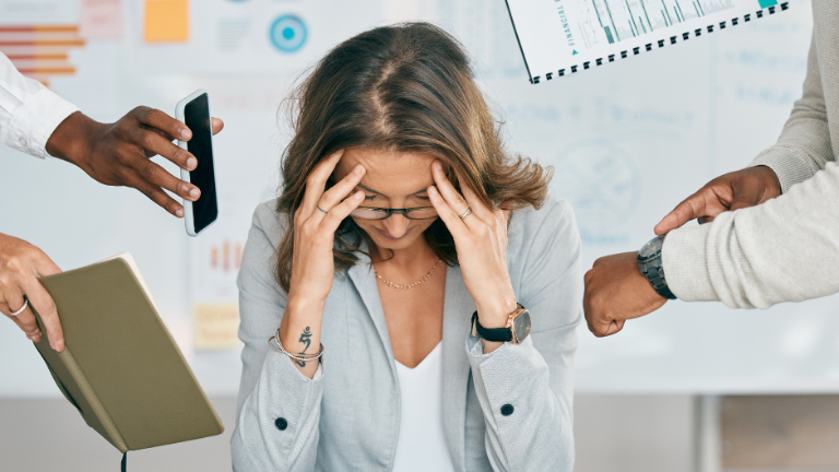 Agotamiento excesivo por el trabajo.