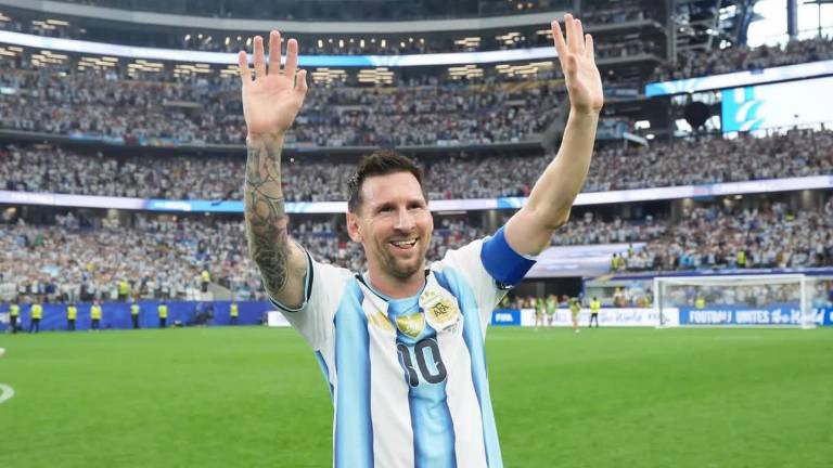 Lionel Messi, jugador de la selección argentina.