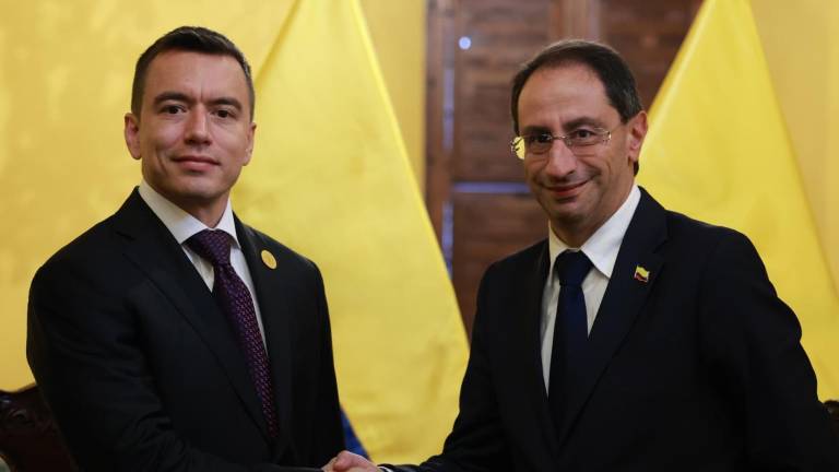 Noboa se reúne con el vicepresidente electo de Colombia para abordar seguridad y comercio
