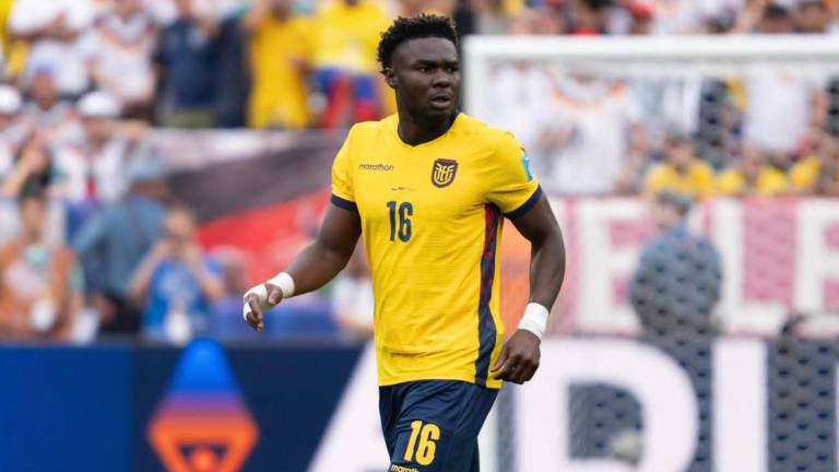 Jordy Caicedo, jugador de la Selección de Ecuador.