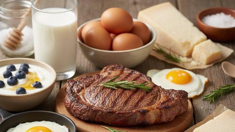 La nueva pirámide alimenticia de EE.UU. prioriza carnes, huevos y lácteos