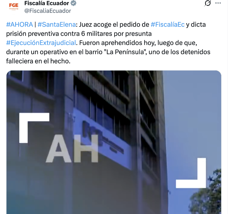 $!Comunicado de la Fiscalía.