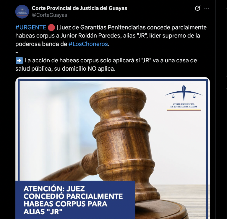 $!Hermano de alias Fito recurre a habeas corpus como estrategia para obtener su libertad