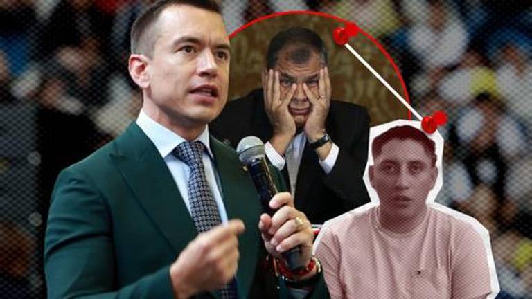 Daniel Noboa habló sobre la polémica conversación entre Correa y un expolicía.
