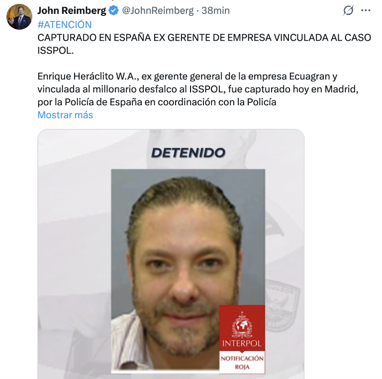 $!Detenido en España