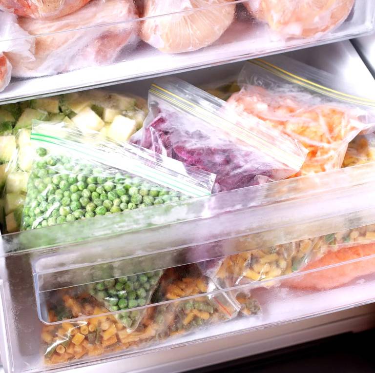 $!Verduras, carnes y otros alimentos pueden congelarse sin problema. Puedes usar fundas herméticas para almacenar.