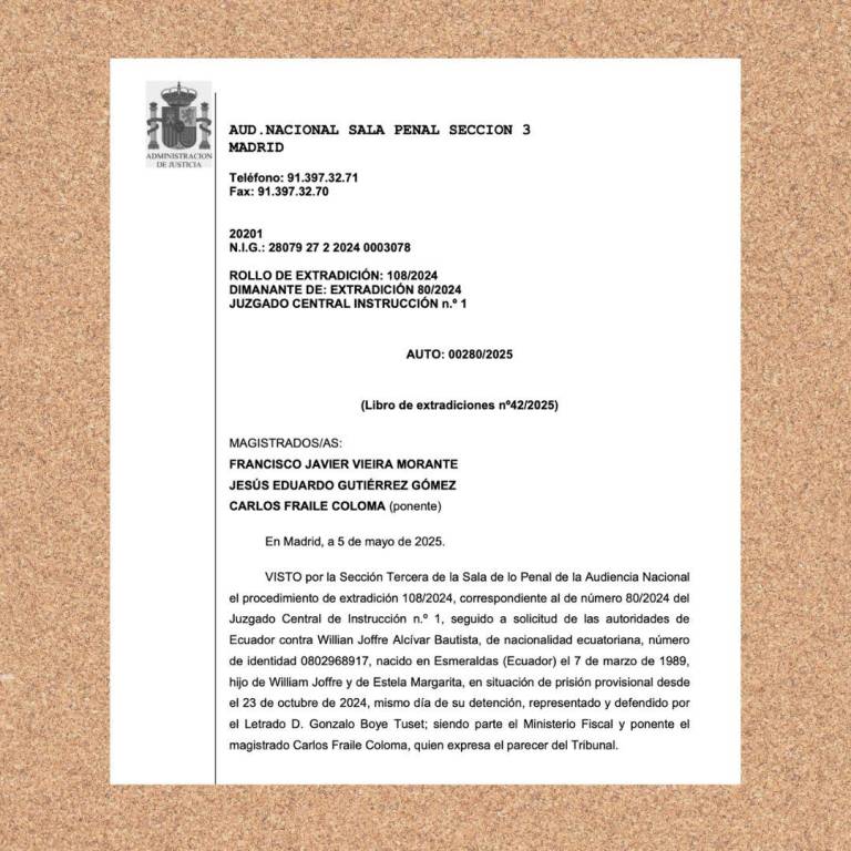 $!Resolución final del tribunal que conoce el caso de alias 'Negro Willy'.