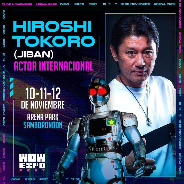 $!El detective Jiban vendrá a Ecuador: El actor Hiroshi Tokoro, quien le dio vida, estará en la WOW ExpoFest