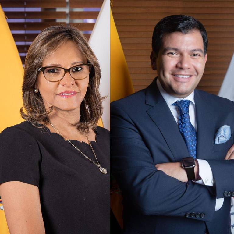 $!Elizabeth Cabezas y César Litardo.