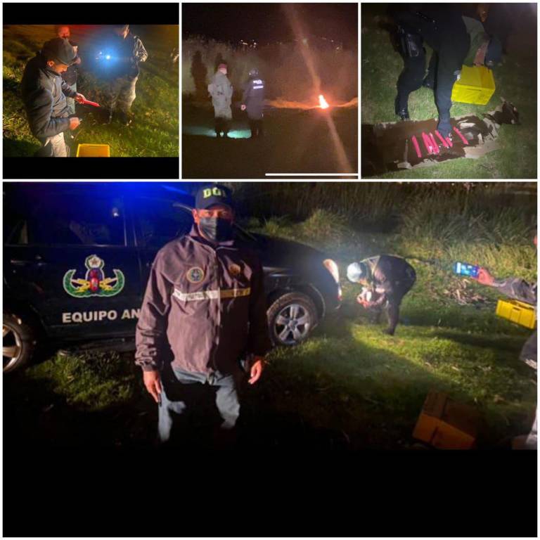 $!Hallan tacos de mecha lenta y cápsulas detonantes escondidos en la cárcel de Cotopaxi