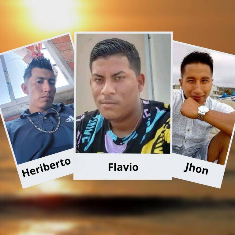 $!Flavio Barceló fue el único sobreviviente, mientras que Heriberto Holguín y Jhon Palma siguen desaparecidos.