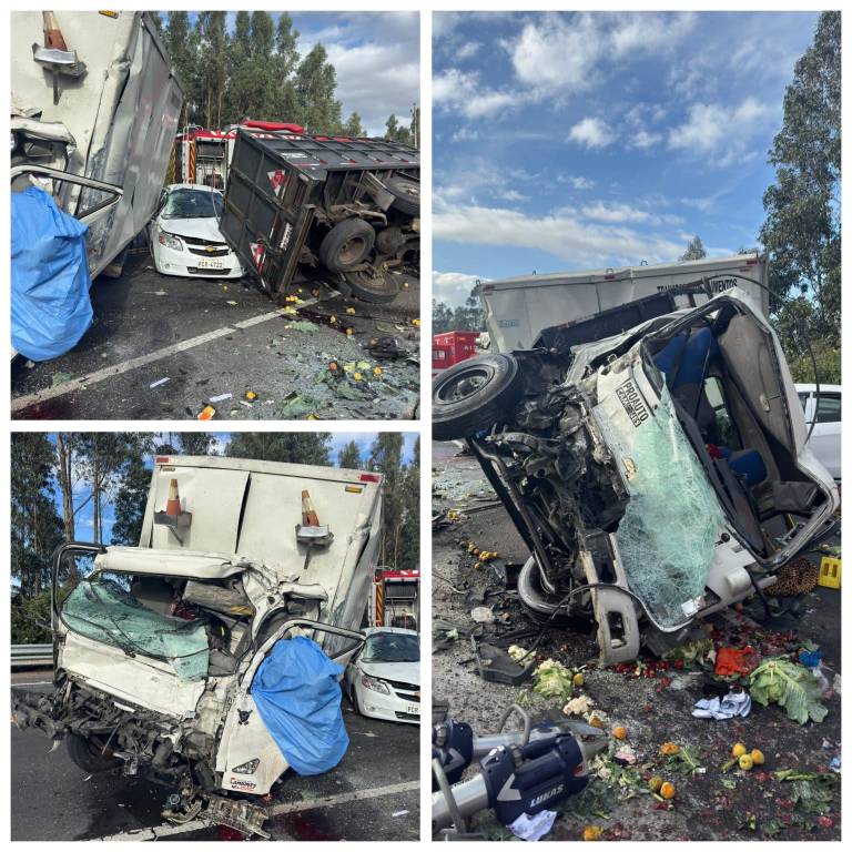$!Accidente deja cuatro heridos y un muerto en el sector de Cajas.
