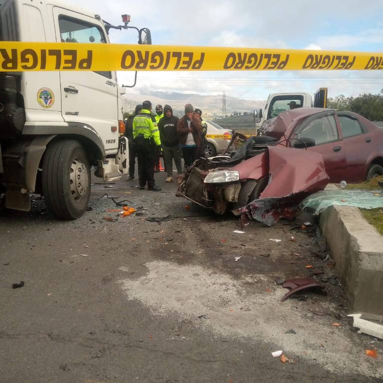 $!Fatal accidente en Latacunga.