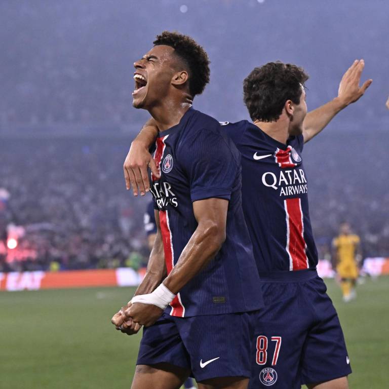 $!Desire Doue uno de los goleadores del partido.