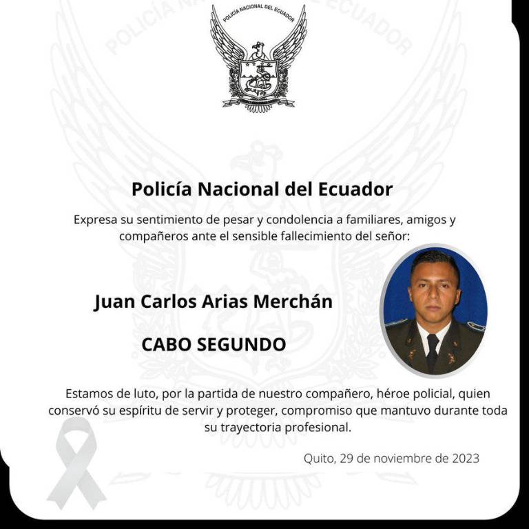 $!Policía muere en cruce de balas con grupo delincuencial, afuera de hospital en Naranjal: así se produjo el enfrentamiento