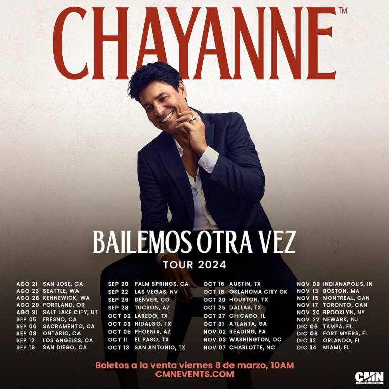 $!Chayanne anuncia nueva gira tras cinco años de su último tour