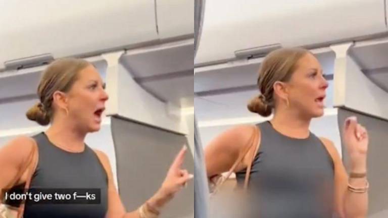 Una mujer sufrió un aparente ataque de nervios, tras ver un “pasajero imaginario” dentro de un avión en Texas.