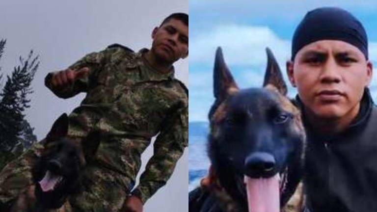 El soldado Cristian David Lara Cuaran no ha parado de buscar a su perrito Wilson.