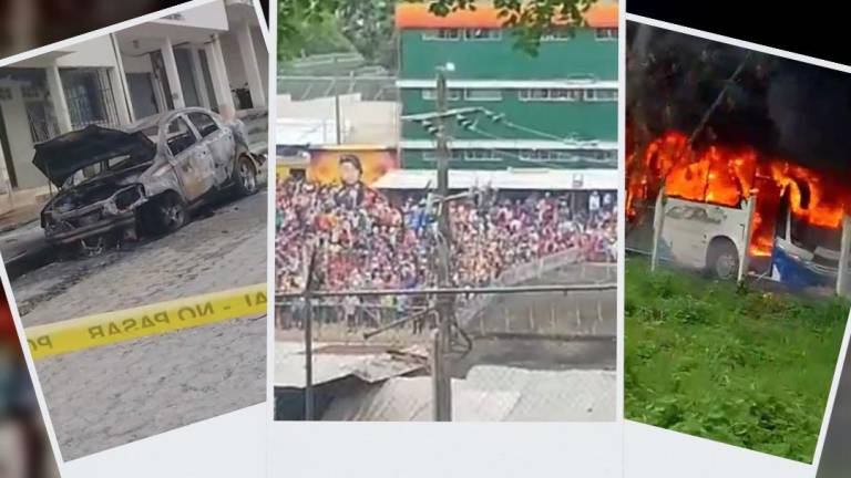 Ola de violencia en Esmeraldas: explosiones de carros, atentados y disturbios en la cárcel