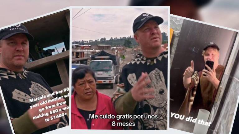 Influencer Aaron Murphy regaló 250.000 dólares para arreglar casas de un barrio de Tulcán