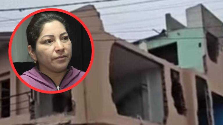 Mujer destruyó casa tras orden de desalojo de su exsuegro: Quería su terreno, pues ahí está