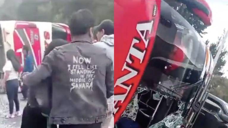 Siniestro de tránsito en el sector de Pallatanga: bus perdió pista y provocó la muerte de cinco personas